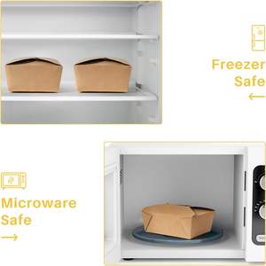 Cajas de Papel para Hamburguesas de Alta Calidad de Fábrica, Diseños Personalizados, Impresión de Cajas de Papel Kraft para Alimentos, Cartones para Hamburguesas - Product Image 3