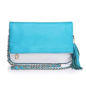 <span class=keywords><strong>2021</strong></span> blanco azul de moda de señora cadena bolso OEM largo correa de hombro, bolso con borla - Product Image 2