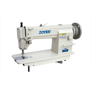 Machine à coudre industrielle à plat pour cuir, entraînement par courroie, pied marcheur, vente directe usine ZY609 - Product Image 1
