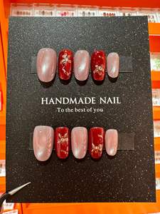 <span class=keywords><strong>Uñas</strong></span> artificiales reutilizables hechas a mano ABS de 10 piezas Último DISEÑO DE <span class=keywords><strong>Navidad</strong></span> de invierno Recomendado Prensa personalizada en las <span class=keywords><strong>uñas</strong></span> - Product Image 5