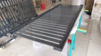 Moderne aluminium schuttingpanelen met poedercoating, privacy schermen, rechthoekig, duurzaam voor buitengebruik