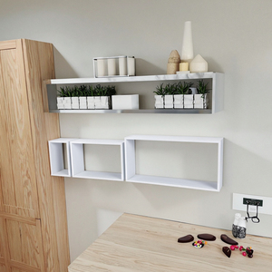 Hiện Đại 3Pcs Cube-Thiết Lập Bằng Gỗ Kệ Cho Nhà Văn Phòng Ăn Phòng Khách Phòng Ngủ Sử Dụng Hình Chữ Nhật Đồ Nội Thất Bằng Gỗ - Product Image 3