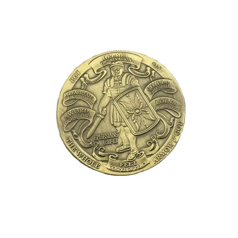 ゴッドコインの全鎧を身につける米国のゴールドコイン