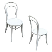 Fauteuil empilable en bois de hêtre de style nordique minimaliste moderne Gute Furniture pour usage commercial, domestique, cafés, chambres