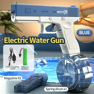 2023 Neue Unisex Kinderspiel zeug Summer Electric Water Gun aus Kunststoff für die Spielzeit für Kinder