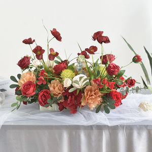 ลูกบอลดอกไม้ทำจากผ้าไหมเทียมอุปกรณ์ตกแต่งงานแต่งงานดอกไม้ประดับแบบสมจริงต้นไม้ประดับโต๊ะกลางโต๊ะสำหรับวันแม่ - Product Image 2