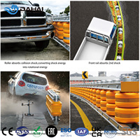 Barrière de sécurité routière MASH TL4, barrière rotative anti-collision, système d'absorption d'énergie pour la sécurité en cas d'accident