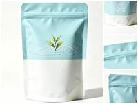 Sachet Doypack refermable en PET, VMPET, PE de qualité alimentaire, avec impression personnalisée, pour thé en fleurs séchées et thé en vrac