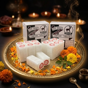 Compresse di Canfora Bianca Naturale ad Alta Purezza con 96% di Principio Attivo Marca Deer per <span class=keywords><strong>Sacrifici</strong></span> Religiosi - Product Image 1