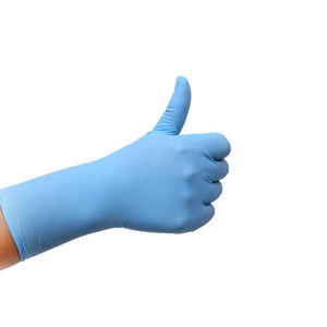 Sarung tangan bedah hewan sekali pakai kualitas tinggi sarung tangan ujian nitril kelas makanan biru nitril - Product Image 2