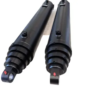 Parker type telescopic hydraulic cylinders manufacturer S74DC-135