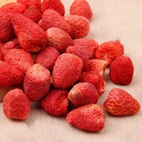 Geen toegevoegde suiker, gevriesdroogde aardbeien, FD aardbeienchips, gedroogde fruitsnacks, gevriesdroogde fruitbessenchips