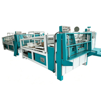 Plieuse-colleuse automatique manuelle pour deux pièces, machine à plier et coller des cartons de petite taille, plieuse-colleuse automatique pour boîtes en carton