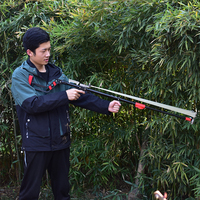 PIAOYU Fronde Télescopique d'Extérieur Haute Précision la Plus Vendue, Longue Canne Durable et Multifonctionnelle pour un Super Tir Nouveau