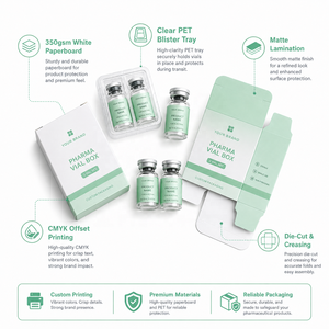 กล่องกระดาษพับได้ขวดยาแบบใสสำหรับสัตว์เลี้ยง - Product Image 5