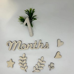 ป้ายไม้ดิจิทัลสำหรับห้องเด็ก มีสินค้าพร้อมส่ง ใช้ตกแต่งเค้ก สร้างบรรยากาศห้องนอน ใช้เป็นพร็อพถ่ายรูป ถ่ายรูปสวยๆ ลงอินสตาแกรมได้ เหมาะสำหรับวันเกิด - Product Image 3