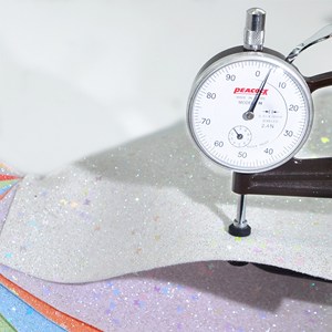 New Arrival Sparkly Vinyl in Chunky long lanh da thiết kế PU Wedding DIY handmade Deco Túi phụ kiện - Product Image 3