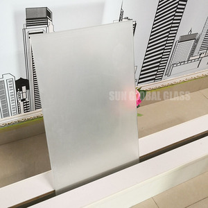 6mm low iron frosted Price Tempered glass sheet'<span class=keywords><strong>s</strong></span> recorded al'<span class=keywords><strong>s</strong></span> Privacy acid etch glass pattern for ba - Product Image 1