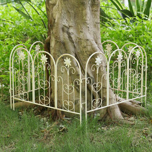 Panneau de clôture en fer forgé de style américain, treillis de jardin extérieur, clôture ornementale pour cour et cloison de jardin d'enfants - Product Image 4