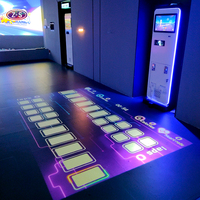Système de jeu interactif portable directement de l'usine, projecteur interactif à écran tactile pour stands d'exposition