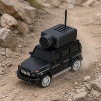 Voiture RC FPV 1:64 avec caméra WiFi HD 720P LED, contrôle par application, télécommande 2,4 GHz pour jeu intérieur et extérieur