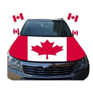 Drapeau de voiture personnalisé pour tous les pays, fabriqué au Canada, en tissu élastique, bannière pour capot de voiture, drapeau du Canada, housse de rétroviseur - Product Image 1