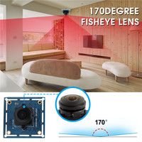 Módulo de cámara Cmos gran angular con controlador gratuito OEM ELP CAM Mini Cámara USB para sistema de seguimiento ocular