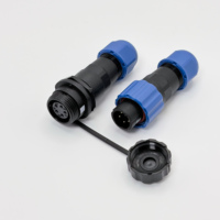 Connecteur Électrique Circulaire 5 Broches pour l'Aviation, Étanche, 10A 25A, Prise de Câble Soudée
