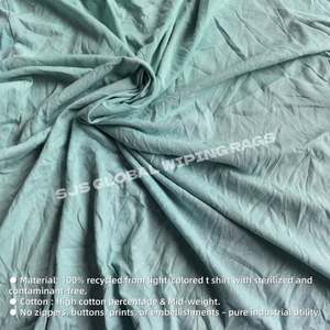 Trapos de Algodón Industriales Reutilizables, Colores Mezclados Claros, Alta Absorción de Agua y Aceite, 100% Algodón, Paquete de 25 kg - Product Image 4