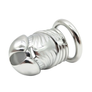 FRRK-54 Jaula de Castidad Masculina con Dildo Largo, Dispositivo de Castidad SM, Candado para Pene, Herramientas Sexuales, Candado de Castidad para Hombres - Product Image 1