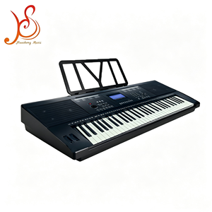 <span class=keywords><strong>Clavier</strong></span> de piano électronique HUASHENG 61 touches avec réponse tactile, écran LCD, 300 timbres, <span class=keywords><strong>USB</strong></span> <span class=keywords><strong>MIDI</strong></span>, pour l'enseignement à domicile - Product Image 3
