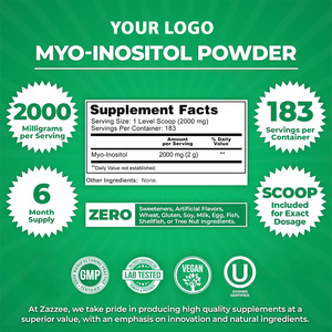 Natural Myo-<strong>Inositol</strong> <strong>Powder</strong> with Free Scoop 12.9oz Non-GMO Gluten-Free OEM Private Label Available Supply Vegan Kosher - Product Image 6