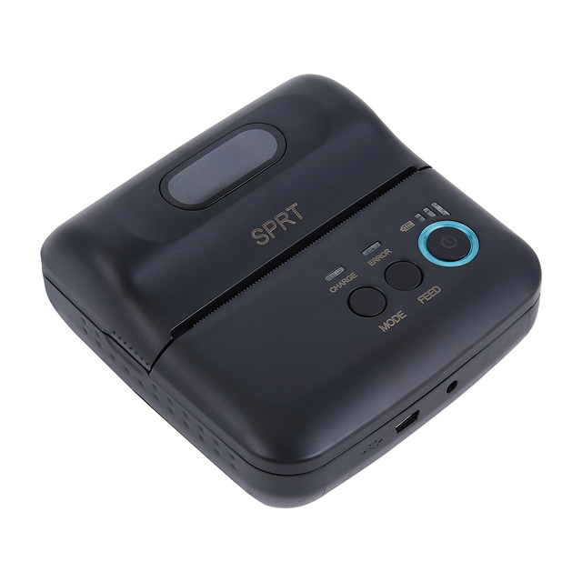 Portable 80mm for Thermal Label Printer for Mobile Phones Pocket-sized Mini Stock Thermal Paper Printer
