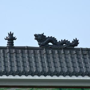 Nhựa tổng hợp gạch ngoài trời gian hàng cách nhiệt mái ngói danh lam thắng cảnh biệt thự trang trí gạch cổ - Product Image 4