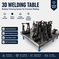 Table de soudage 3D résistante à l'usure avec surface nitridée et plateforme multi-trous pour l'assemblage de métaux