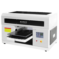 Impresora plana UV A3, 1 año de garantía, tinta UV CMYK colorida, máquina de rollo a rollo de cama plana para taza de cuero de madera