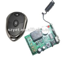Yaoertai YET001 Precio de Fábrica Control Remoto Inalámbrico Universal para Puerta de Garaje de 2/4 Botones con Código de Aprendizaje de 433mhz con Certificación CE ROHS