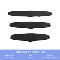 Housse en PVC durable pour hydrofoil de kiteboard, surf foil, aile avant, aile arrière, mât, sac portable, utilisation en eaux océaniques