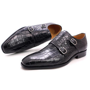 Zapatos de Vestir Oxford de Estilo Británico para Hombre, Hechos a Mano, Casuales, de Cuero, con Cuentas, de Charol, con Tres Conectores, Zapatos de Negocios Transfronterizos - Product Image 1