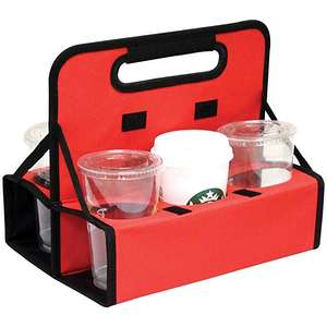 Vente en gros 6 tasses cadre robuste extérieur sport dame boisson <span class=keywords><strong>caddie</strong></span> pliable réutilisable tasse à café porte-sac - Product Image 4