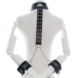 Novità Fetish BDSM <span class=keywords><strong>Bondage</strong></span> <span class=keywords><strong>Collare</strong></span> di Nuovo Da Polso Polsini Del Corpo di Ritenuta - Product Image 1