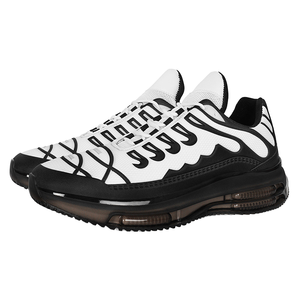 <b>Red</b>/Black Casual Running <b>Shoes</b> <b>Men</b> Lightweight Breathable Mesh Lining Lace-Up Closure EVA Insole All Seasons Fashion Trend - Product Image 2