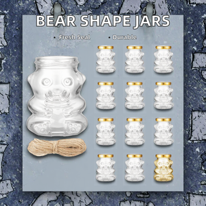 Nhỏ Mật Ong Gấu Chai Thủy Tinh <span class=keywords><strong>Container</strong></span> Gấu Hình Thủy Tinh Mật Ong Lọ Cho Đám Cưới Ủng Hộ Bên - Product Image 2