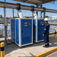Souffleur centrifuge à suspension pneumatique pour le transport et l'aération pneumatiques dans les cimenteries, économie d'énergie