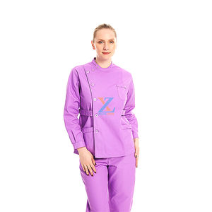 Ropa personalizada para personal médico, traje exfoliante de trabajo para enfermera, uniformes de Hospital de <span class=keywords><strong>manga</strong></span> larga, elegante, <span class=keywords><strong>2022</strong></span> - Product Image 4