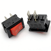 Interrupteur à bascule KCD11 miniature 3 positions 10x15mm 2/3 broches 3A 250V/6A 125V Mini ON-OFF-ON Tactile
