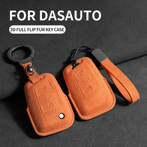 Funda de Cuero Plegable para Llaves de Coche <span class=keywords><strong>Volkswagen</strong></span> para Modelos Antiguos (Laiwei Polo Bora Beetle Passat Jietiao Suteng Golf 6) FML - Product Image 6