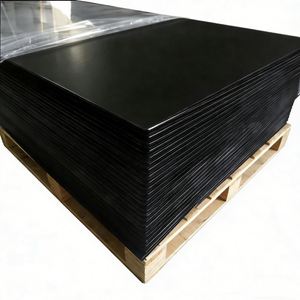 Feuilles de PVC noir mat écologiques, durables, résistantes à l'usure, empêchant les décharges électrostatiques, découpe personnalisée haute précision - Product Image 4