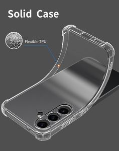 Meilleur vendeur en gros étui de téléphone pour Samsung pour <span class=keywords><strong>Galaxy</strong></span> A06 A16 A26 A36 A56 housse de protection en TPU rigide de luxe en cristal transparent - Product Image 5
