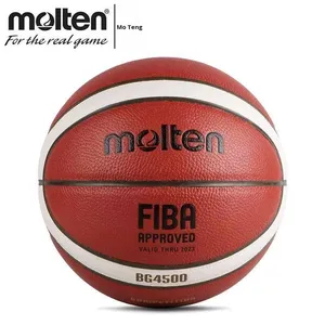 Balón de Baloncesto Molten Talla 7 BG4500, Estilo Unisex para Adultos y Niños, Marca Reconocida, Absorción de Humedad, Resistente al Desgaste, Cuero PU Suave, FIBA - Product Image 6